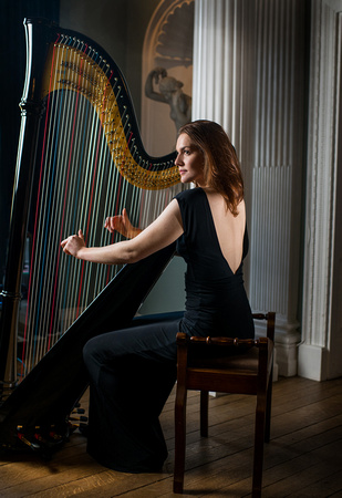 Sophie Bowes harp photographs by Liz Bishop Photography006